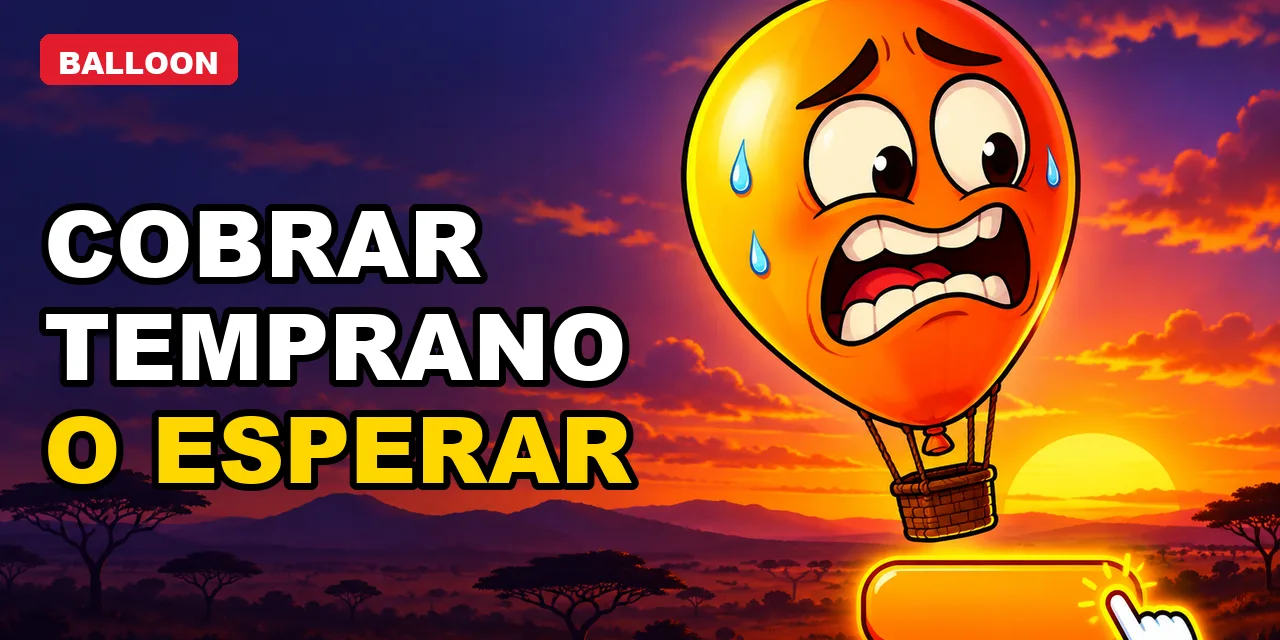 Balloon: probé cobrar rápido contra esperar el globo grande