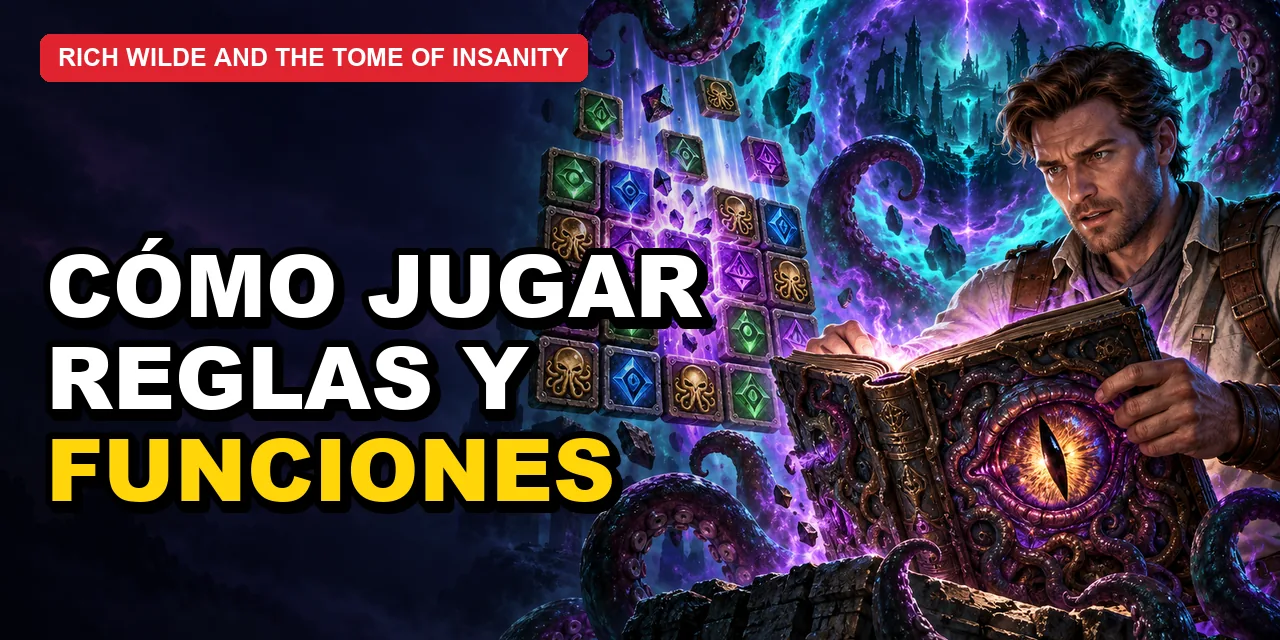 Cómo jugar Rich Wilde and the Tome of Insanity: reglas y funciones