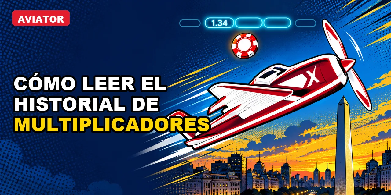 Aviator: cómo leer el historial de multiplicadores