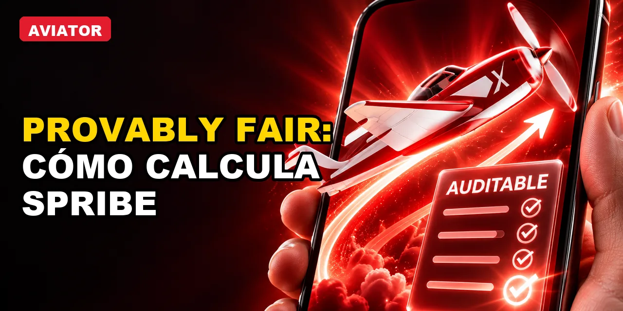 Provably Fair en Aviator: cómo calcula Spribe cada ronda