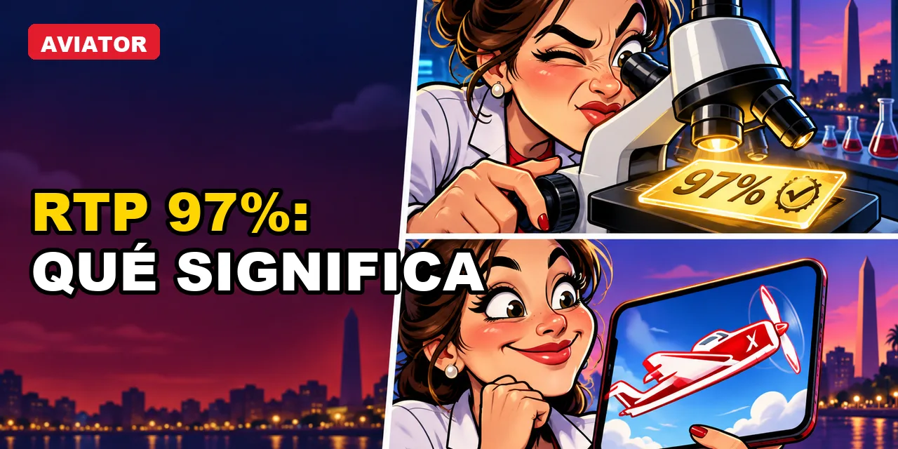 RTP de Aviator: qué significa el 97% para vos
