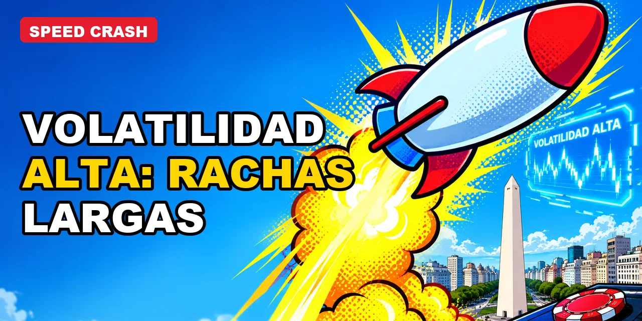 Speed Crash volatilidad: cómo interpretar las rachas y los multiplicadores