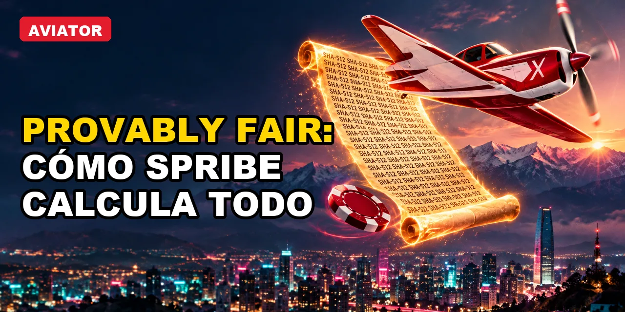 Provably Fair en Aviator: cómo Spribe calcula cada ronda