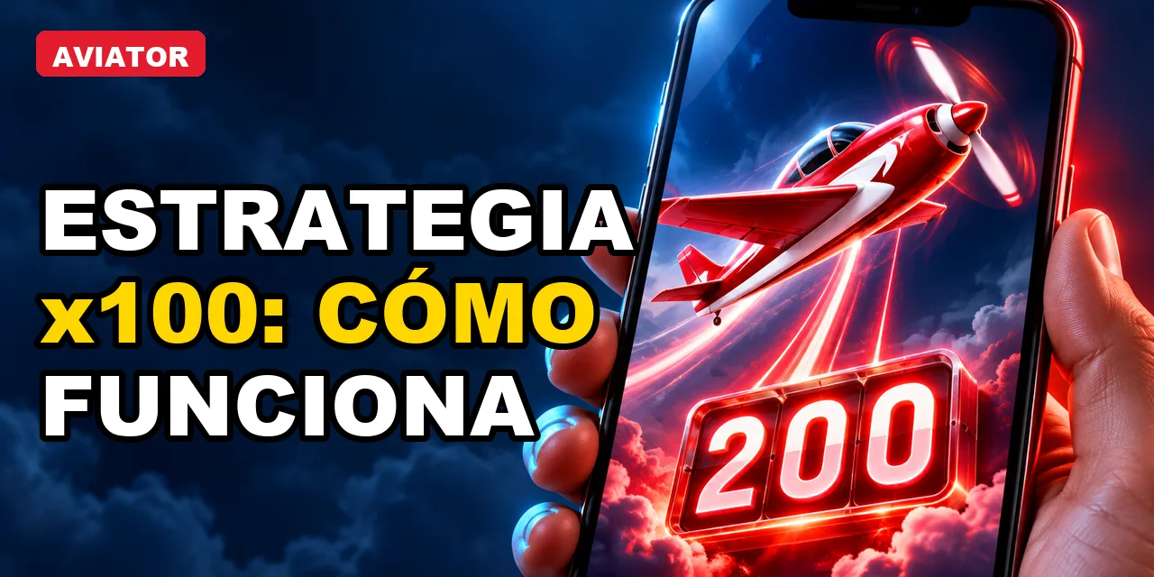 Estrategia x100 en Aviator: cómo funciona y gestión de riesgo