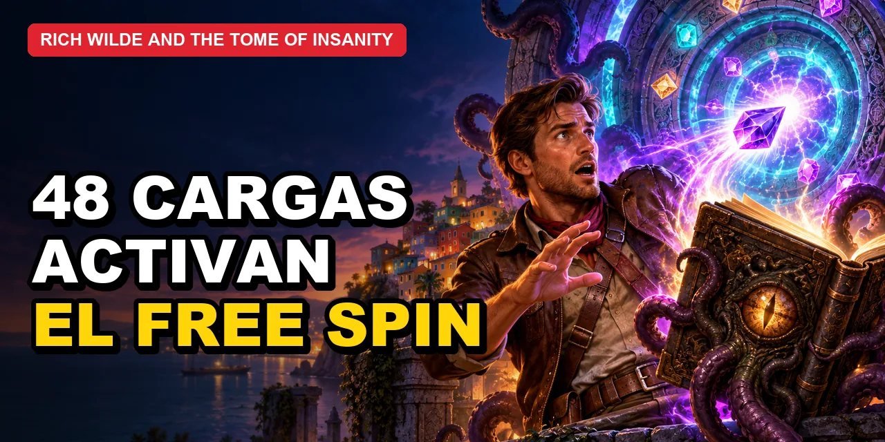 Rich Wilde and the Tome of Insanity Free Spins en Chile: cómo funciona el bonus