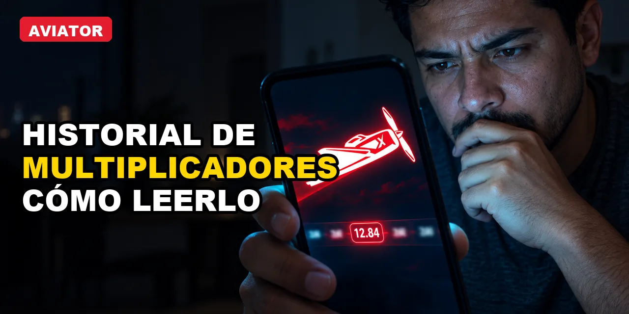 Historial de multiplicadores de Aviator: cómo leerlo