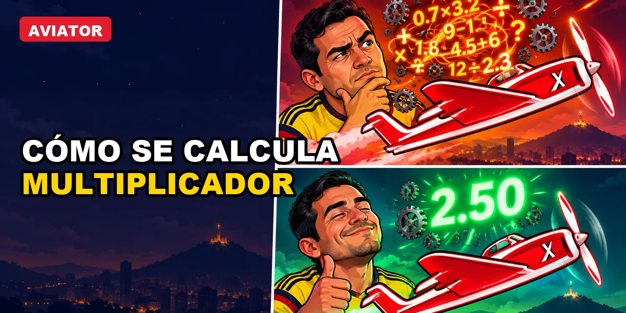 Cómo se calcula el multiplicador de Aviator