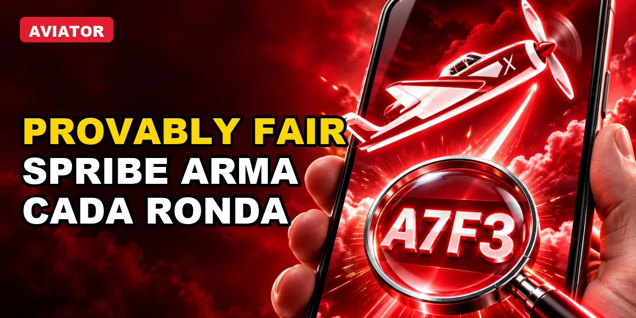 Provably Fair en Aviator: así arma Spribe cada ronda