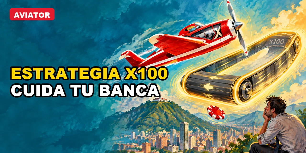 Estrategia x100 en Aviator: qué es y cómo cuidar tu banca