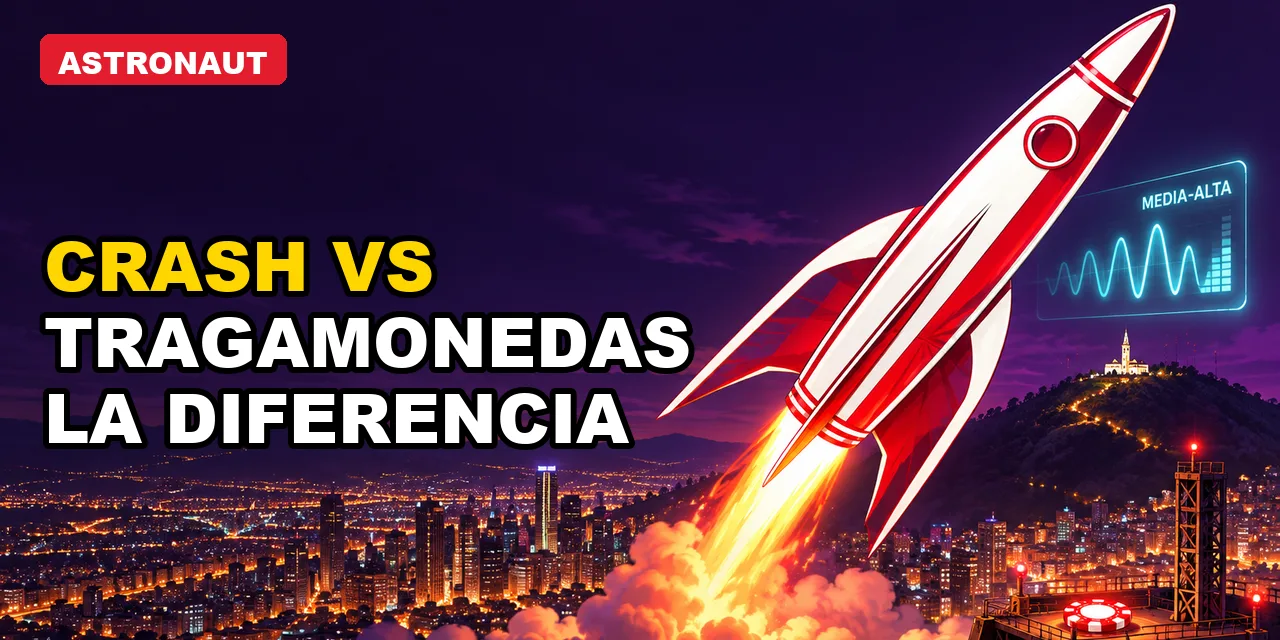 Juegos crash vs tragamonedas: diferencias entre ambos tipos de juego