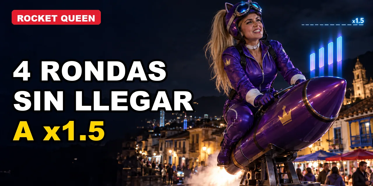 Una sesión de Rocket Queen con presupuesto fijo en pesos colombianos