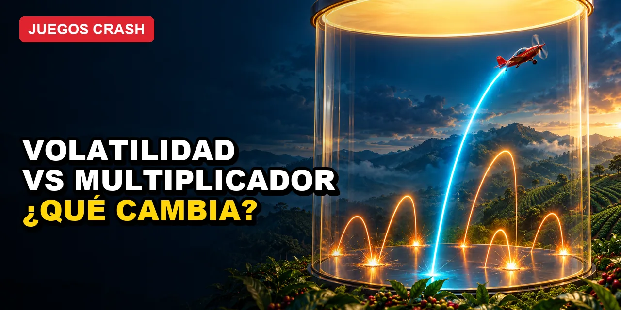 Volatilidad vs multiplicador en juegos crash: diferencias