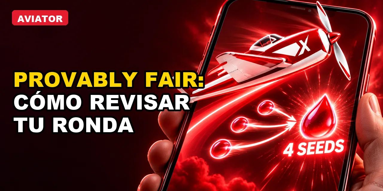 Provably Fair de Aviator: cómo revisar tu propia ronda