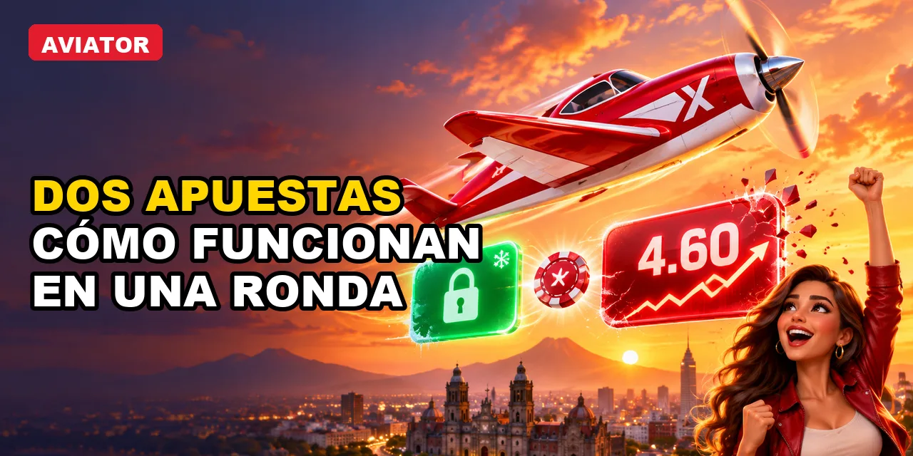 Aviator con dos apuestas en México: cómo funcionan las dos apuestas en una ronda