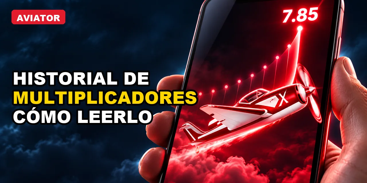 Historial de multiplicadores de Aviator: cómo leerlo bien