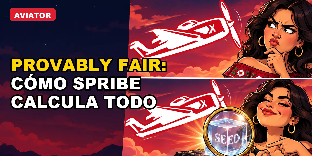 Provably Fair en Aviator: cómo Spribe calcula cada ronda