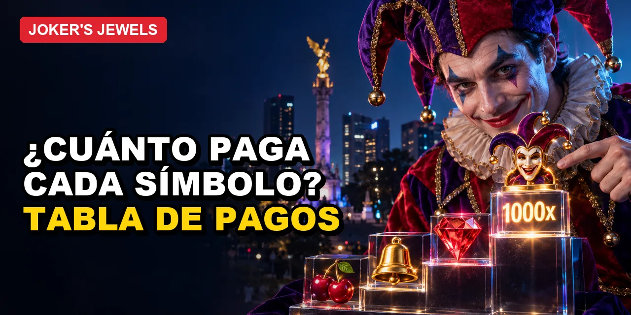 Joker's Jewels en México: símbolos y tabla de pagos