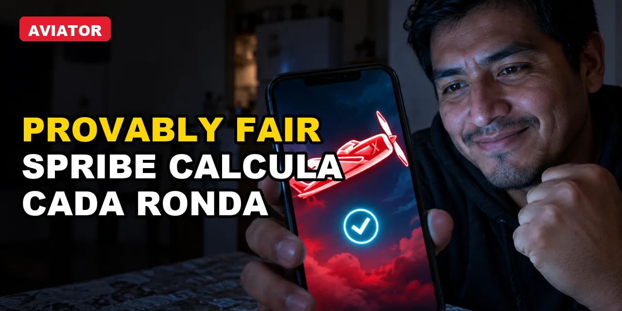 Provably Fair en Aviator: cómo Spribe calcula cada ronda