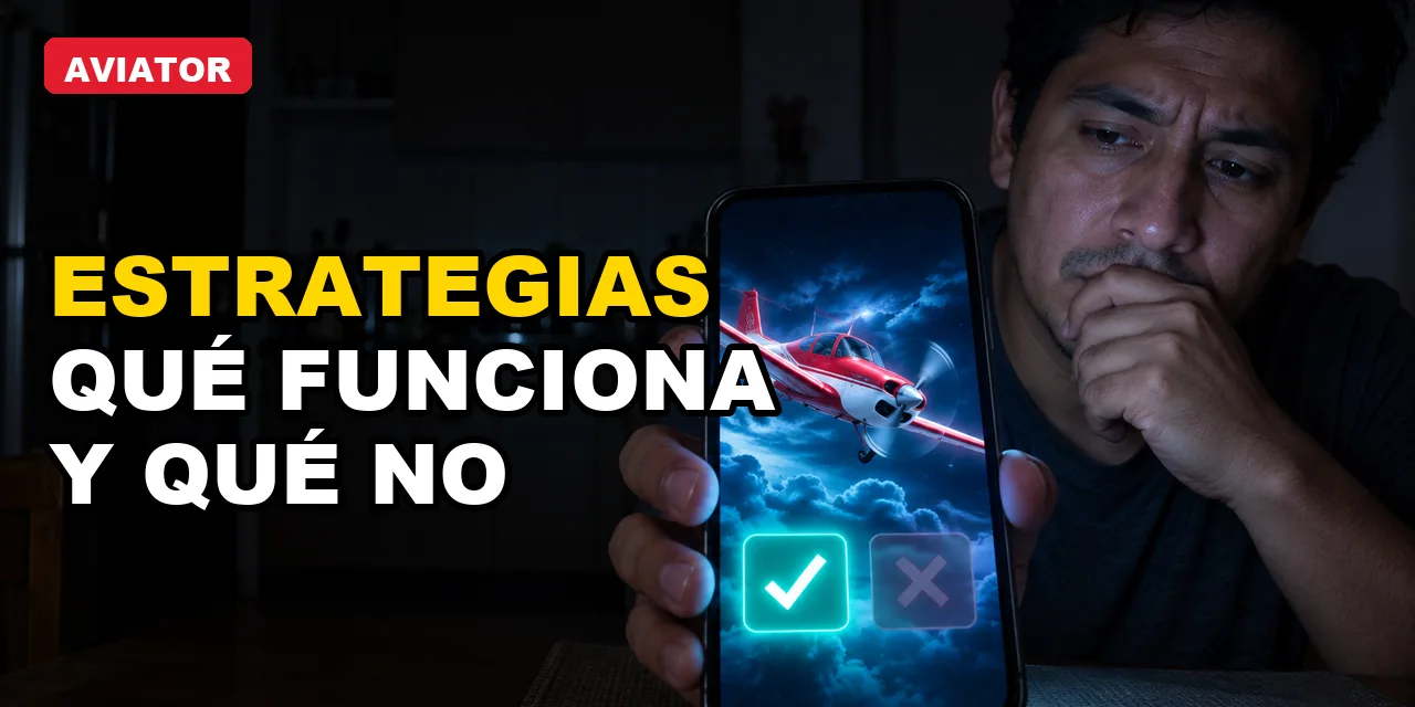 Estrategias para Aviator en Perú: qué funciona y qué no