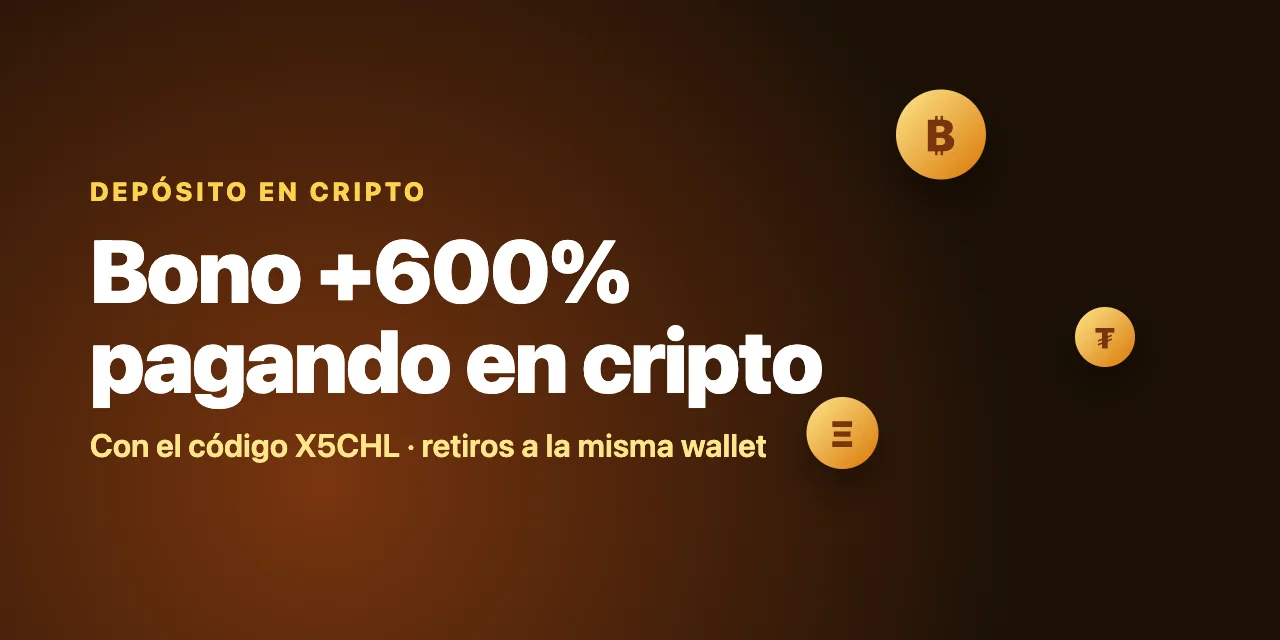 Jugar crash con cripto en Chile: bono +600%