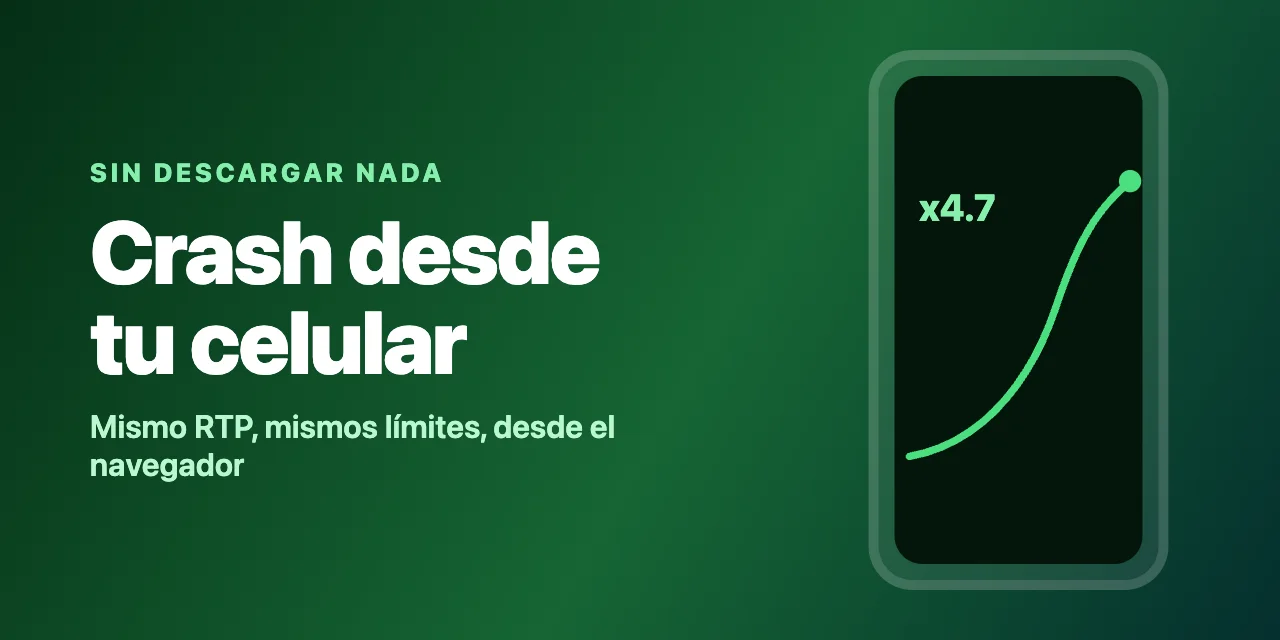 Jugar crash desde el celular en Chile