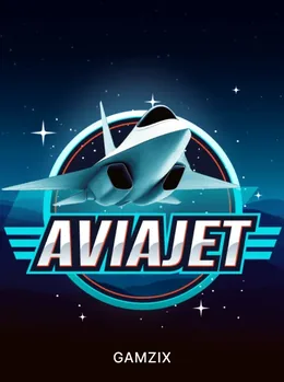 Portada de AviaJet, juego crash de Gamzix disponible en 1win