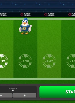 Portada de Chicken Goal, juego chicken de Turbo Games disponible en 1win