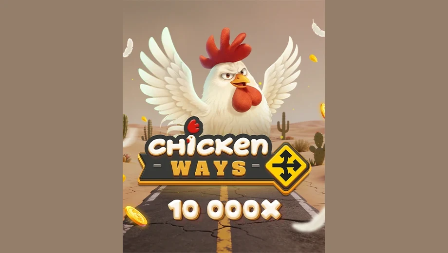 Banner de Chicken Ways, juego crash de SmartSoft disponible en 1win
