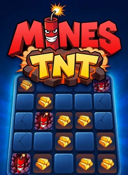 Portada de Mines TNT, juego mines de Gamzix disponible en 1win