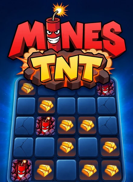 Portada de Mines TNT, juego crash disponible en 1win