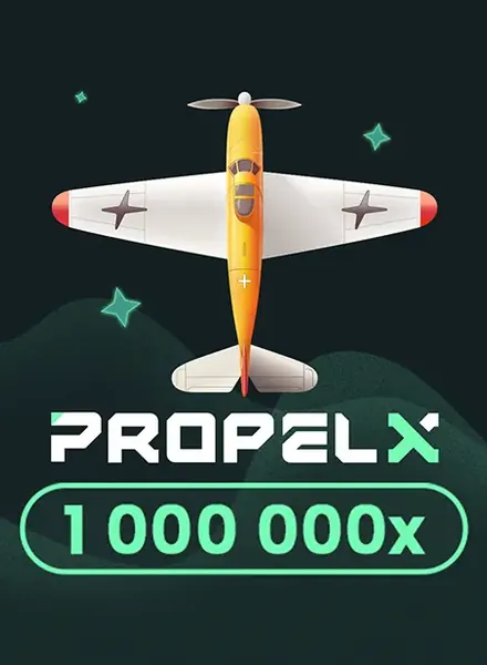 Portada de Propel X, juego crash disponible en 1win