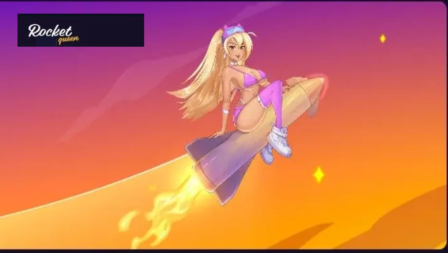 Banner de Rocket Queen, juego crash de 1win Games disponible en 1win