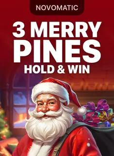 3 Merry Pines Hold & Win, tragamonedas de Novomatic en 1win Chile