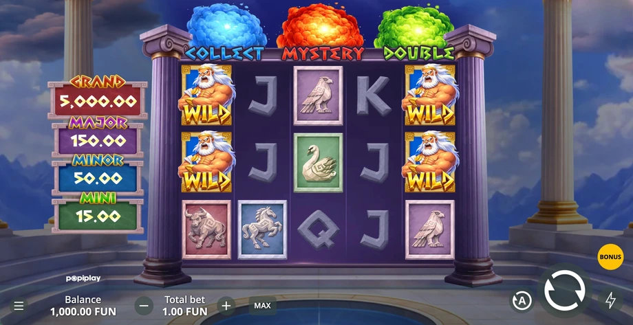 Captura del juego 3 Orbs of Zeus, tragamonedas de PopiPlay disponible en 1win