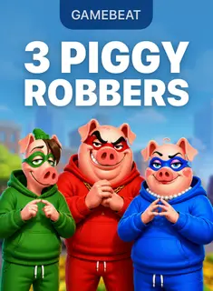 3 Piggy Robbers, tragamonedas de GameBeat en 1win Chile