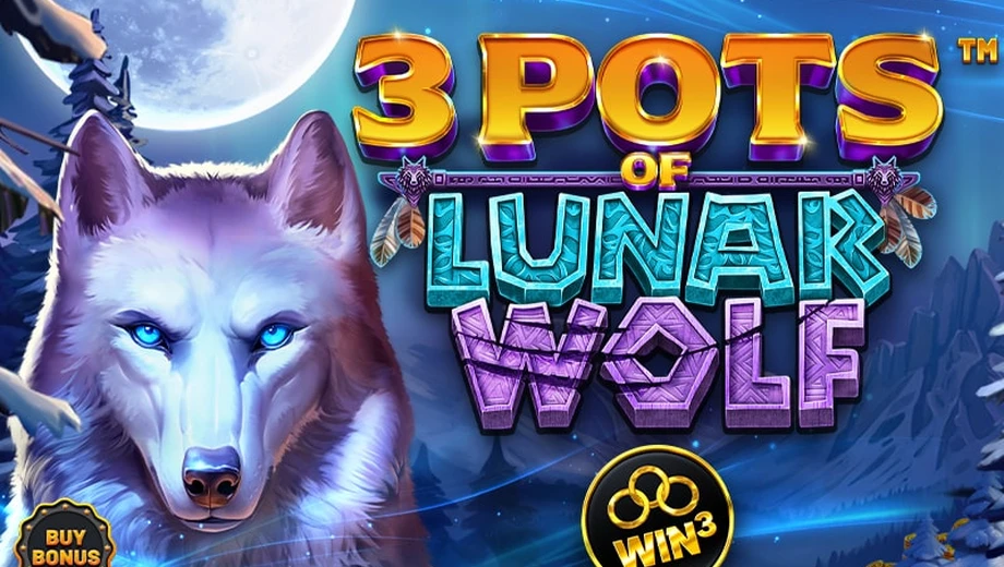 Banner de 3 Pots of Lunar Wolf - Hold & Win™, tragamonedas de Betsoft disponible en 1win