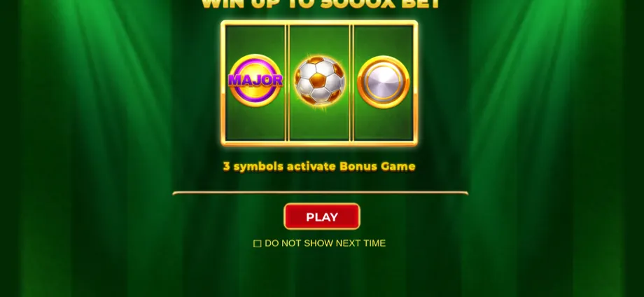 Captura del juego 3x3 Football Strike: Hold the Spin, tragamonedas de Gamzix disponible en 1win