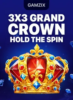 3x3 Grand Crown: Hold the Spin, tragamonedas de Gamzix en 1win Chile