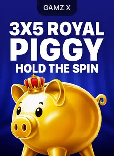 3x5 Royal Piggy: Hold The Spin, tragamonedas de Gamzix en 1win Chile