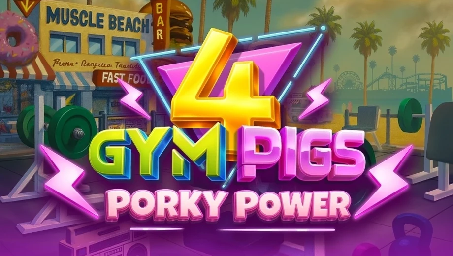 Banner de 4 Gym Pigs - Porky Power, tragamonedas de Gaming Corps disponible en 1win