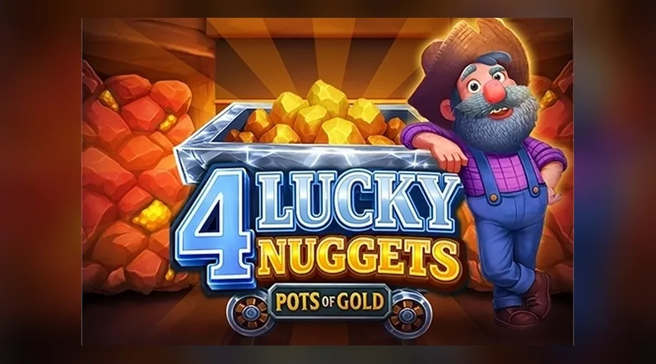 Banner de 4 Lucky Nuggets, tragamonedas de PopiPlay disponible en 1win