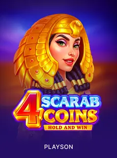4 Scarab Coins: Hold and Win, tragamonedas de Playson en 1win Chile