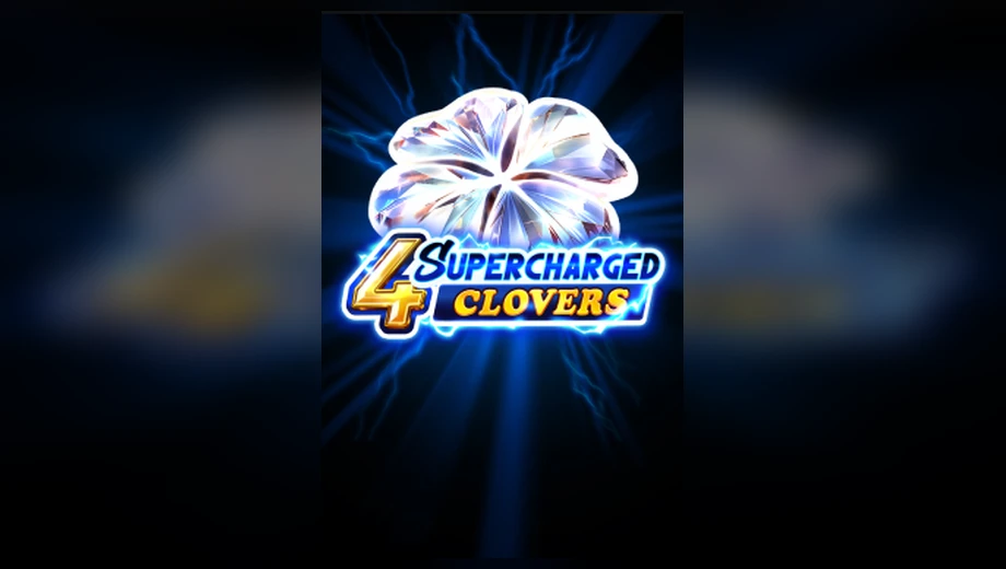 Banner de 4 Supercharged Clovers: Hold and Win, tragamonedas de Playson disponible en 1win
