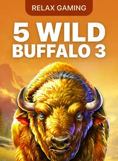 Capa de 5 Wild Buffalo 3, slot da 4ThePlayer disponível na 1win