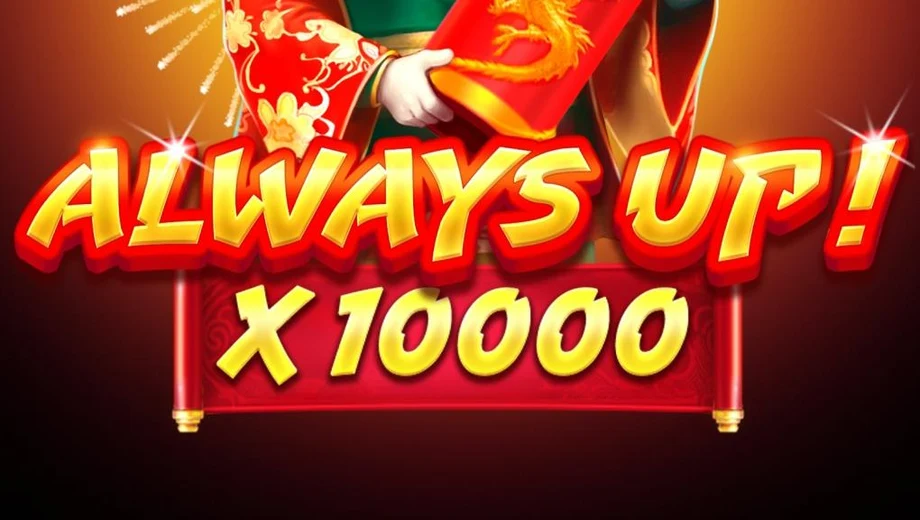 Banner de Always Up! x10000, tragamonedas de BGaming disponible en 1win