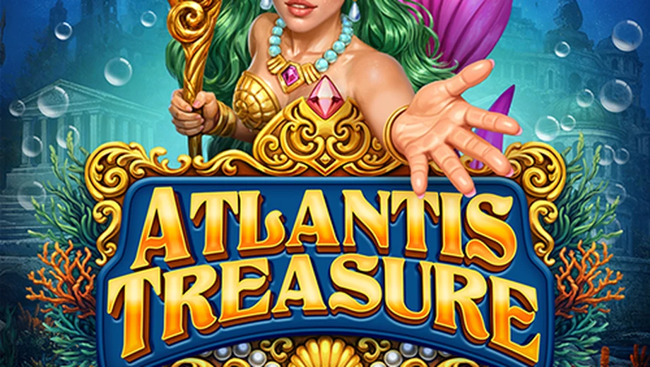 Banner de Atlantis Treasure, tragamonedas de PopiPlay disponible en 1win