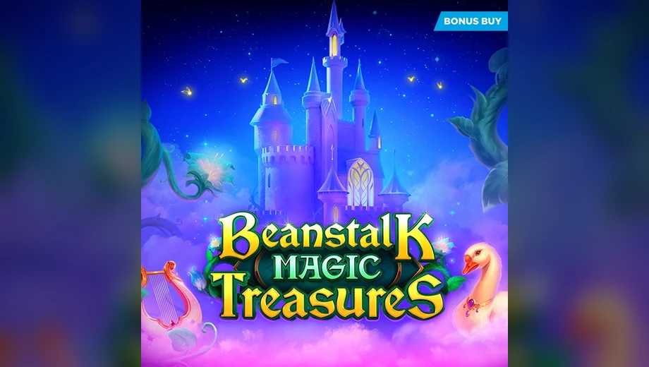 Banner de Beanstalk Magic Treasures, tragamonedas de Evoplay disponible en 1win