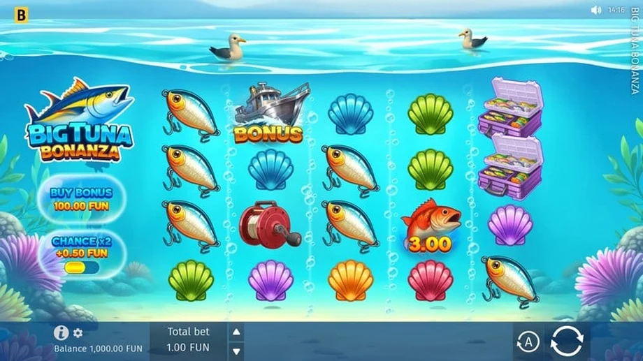 Captura del juego Big Tuna Bonanza, tragamonedas de BGaming disponible en 1win