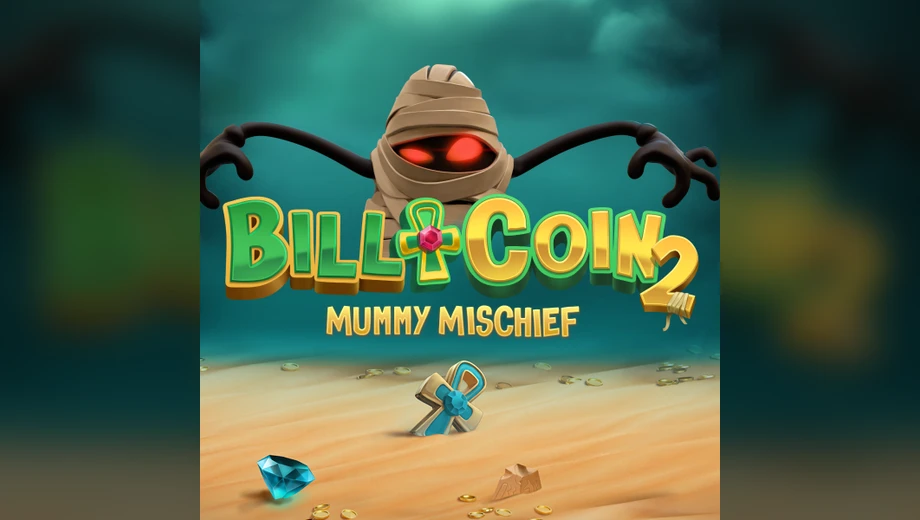 Banner de Bill & Coin 2, tragamonedas de Relax disponible en 1win