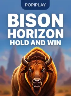 Portada de Bison Horizon Hold and Win, tragamonedas de PopiPlay disponible en 1win